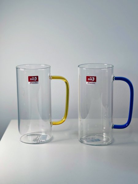 كاسات للمي للآيس كوفي لكل شي حجم كبير مع يد