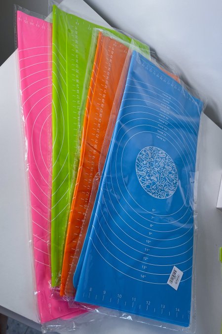 مفرش عجين سيليكون حجم كبير ٦٠ سم