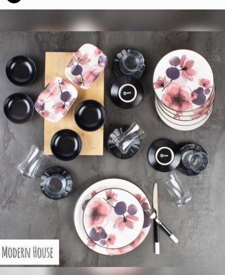 طقم فطور تركي ٢٥ قطعة