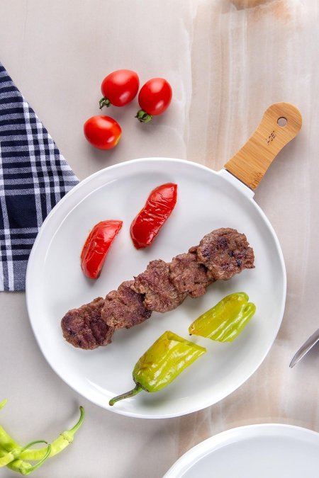 طبق ٢٦ سم من البورسلان مع ستاند بامبو