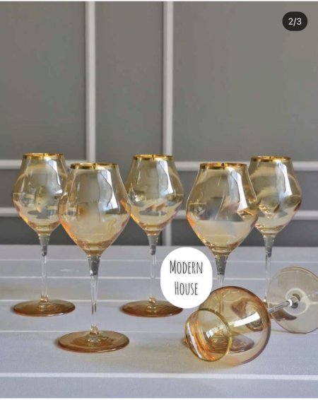 طقم كاسات عصير تركي